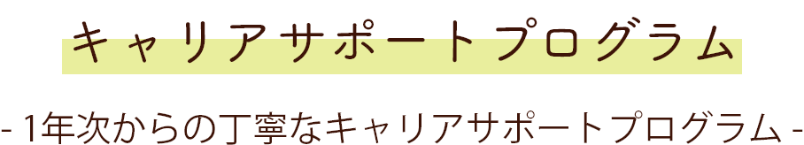 キャリアサポートプログラム