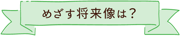 めざす将来像は？