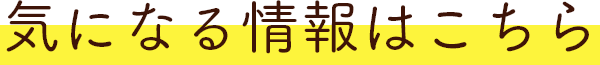 気になる情報はこちら